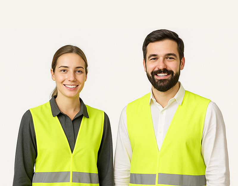 Vertriebsteam zur Beratung Mann und Frau