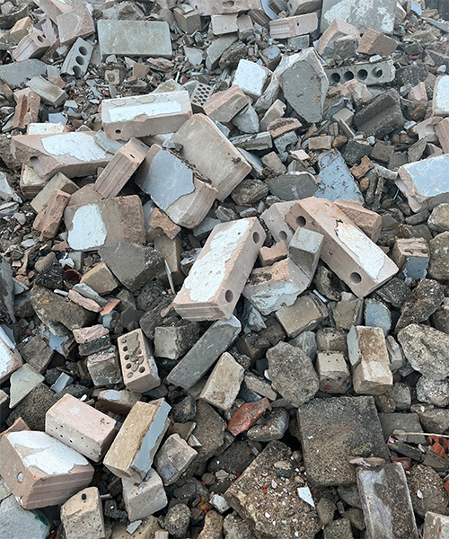 Bauschutt sauber ohne Störstoffe Bild